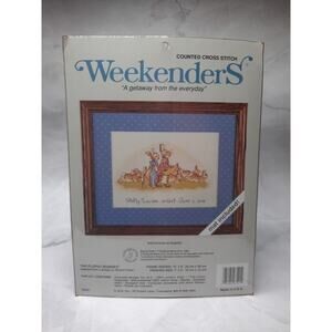 JCA Weekenders Counted Cross Stitch Kit The Flopsy Bunnies 0341 Beatrix Potter